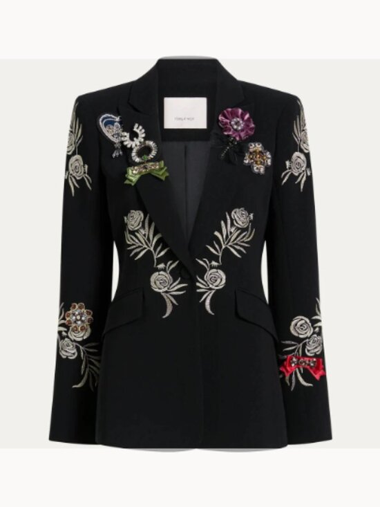 cinq a sept Jackets & Blazers - Cinq a Sept NWT Heritage Rose Cheyenne Embroidered Blazer (ORIG.$695) (SIZE 8)
